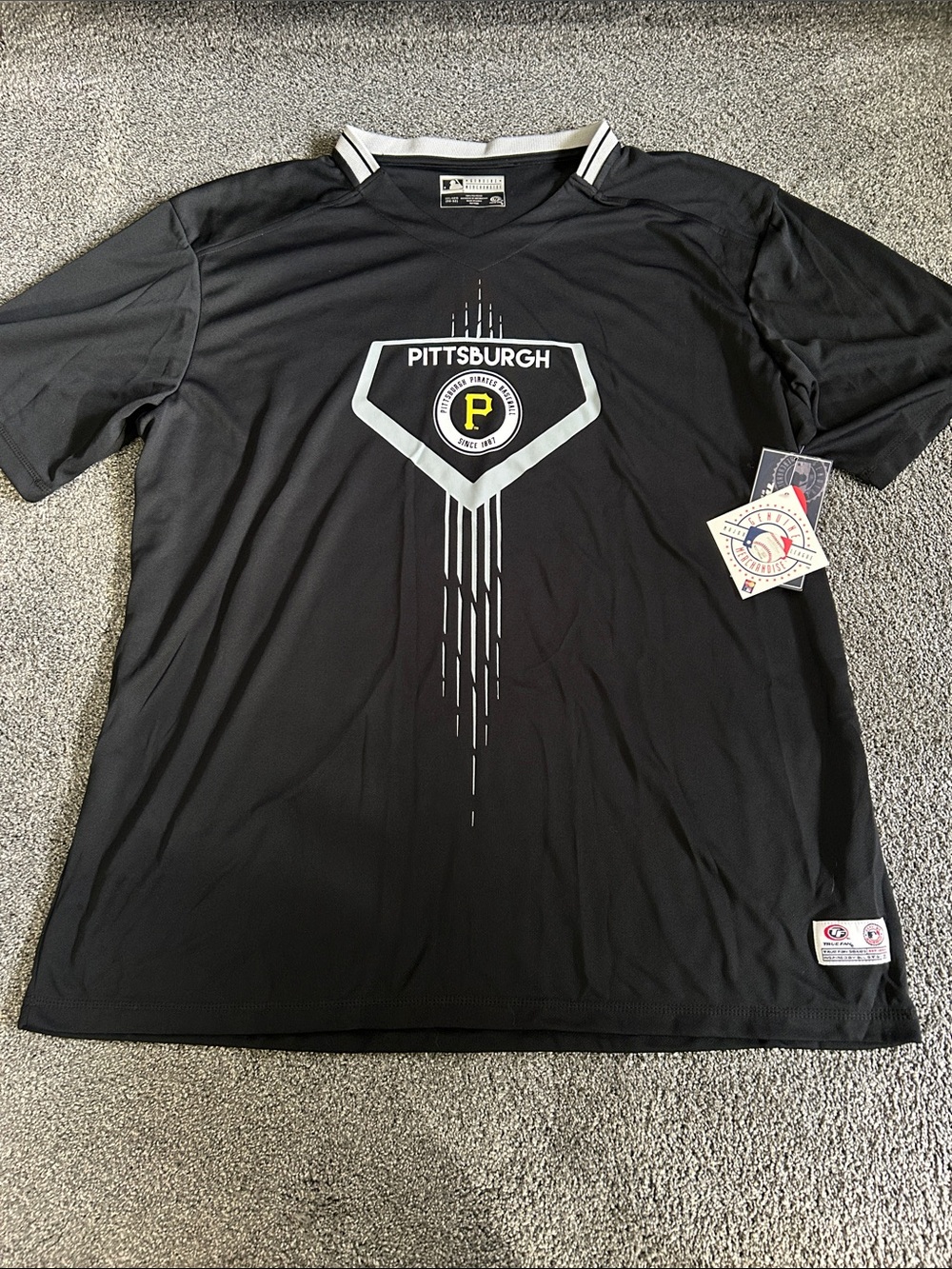 Pittsburgh Black Short-Sleeve Team Jersey